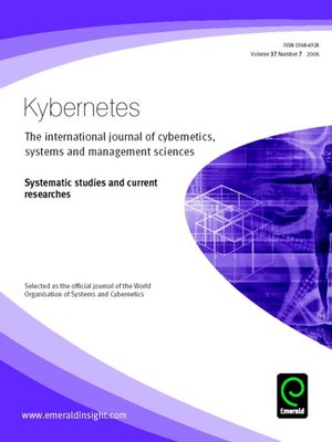 cover image of Kybernetes, Volume 37, Issue 7